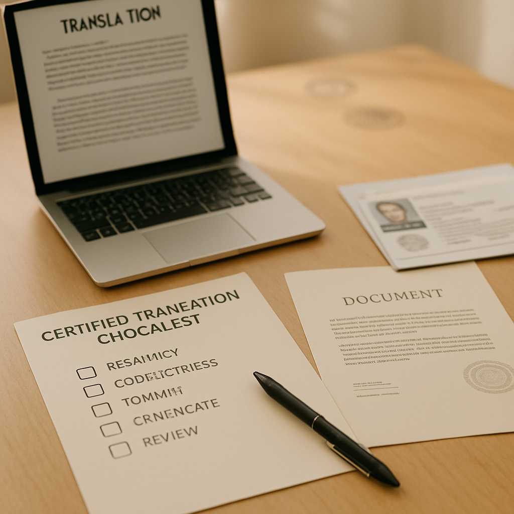 featured certified translation checklist