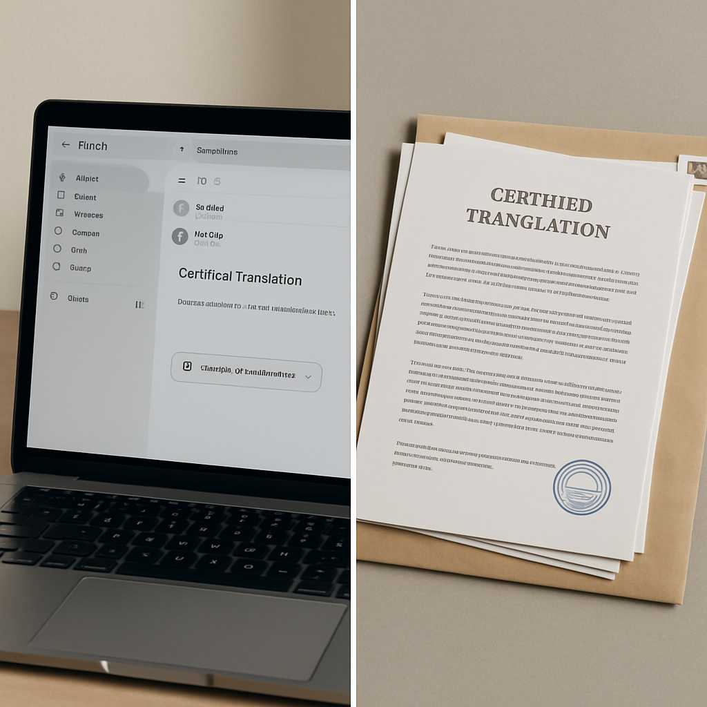 featured certified translation delivery options