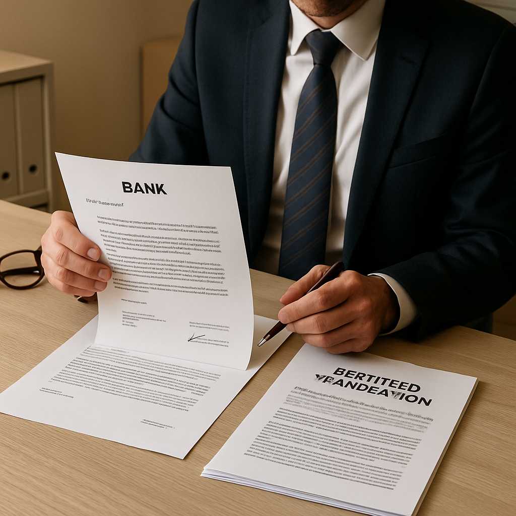 featured company bank letter translation