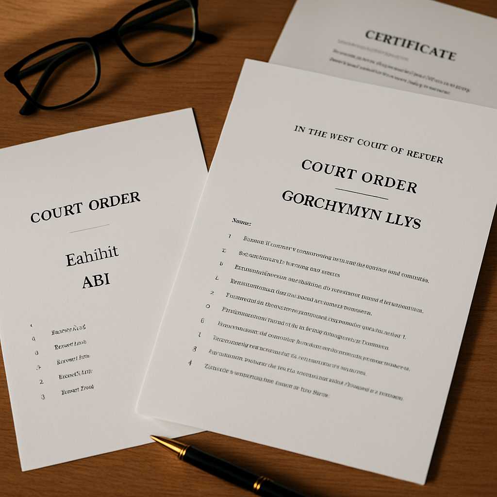 featured court order translation formatting