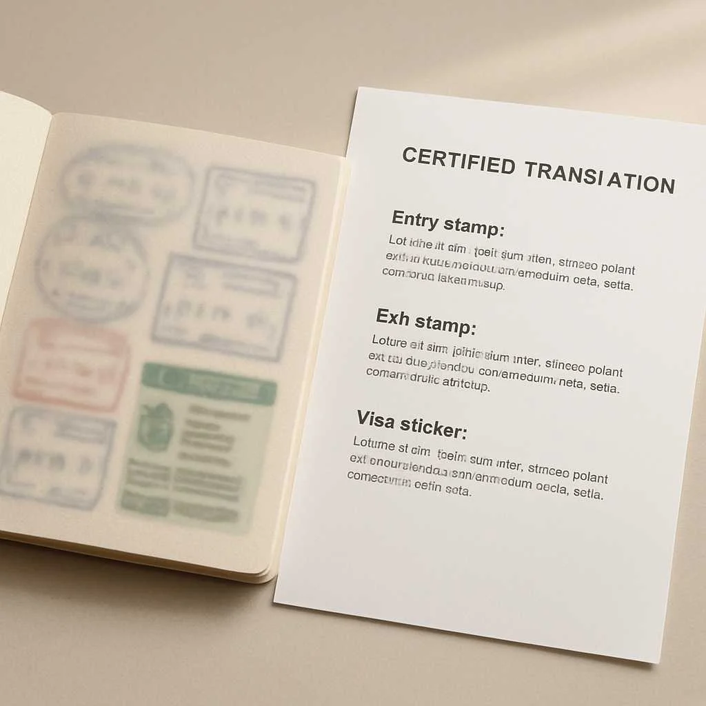 featured passport stamp translation