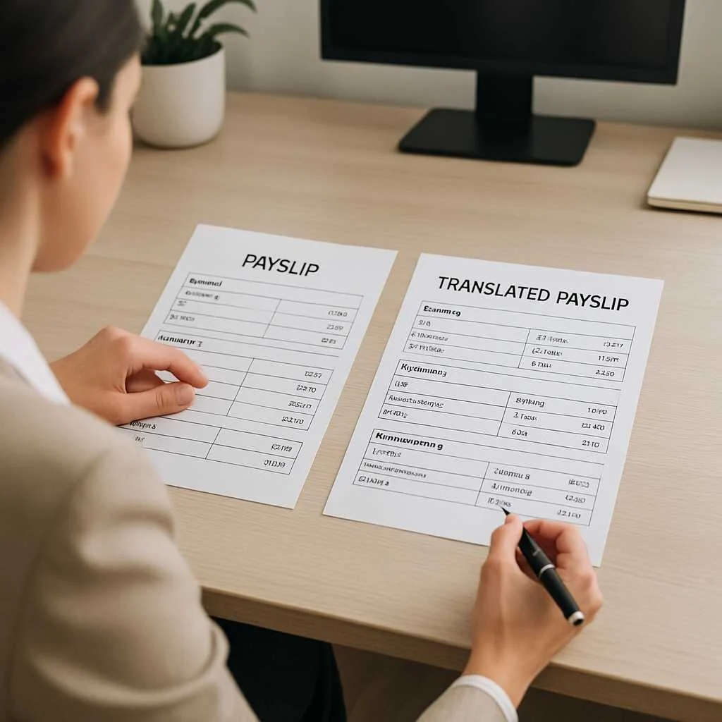 featured payslip translation formatting