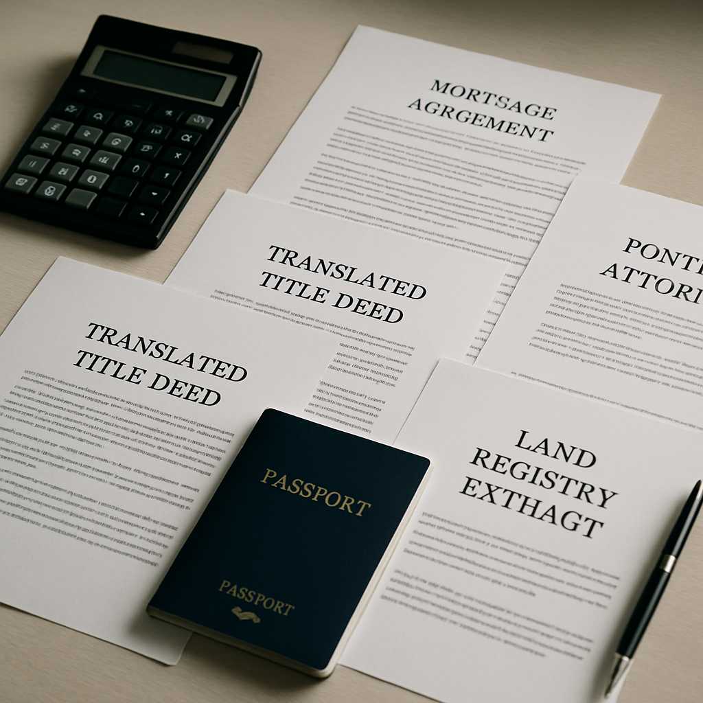 featured property purchase translation documents
