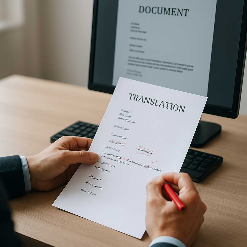 featured translation quality check process