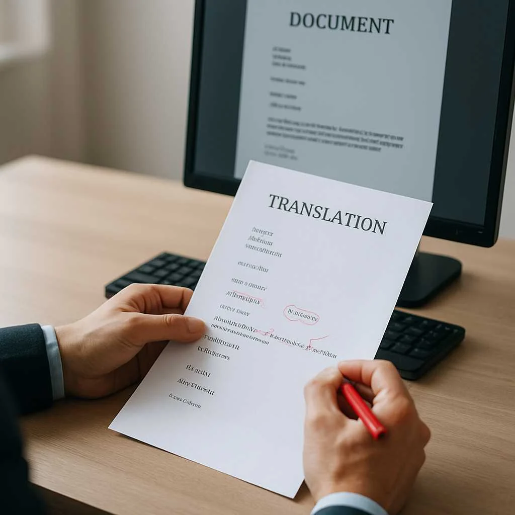 featured translation quality check process